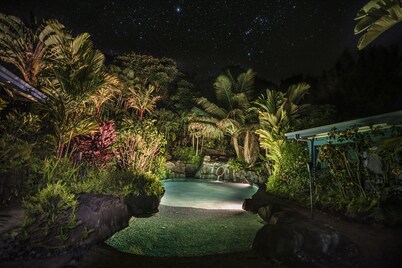 Luxury 4BR Estate with Ocean Views, Pool, Slide & Gourmet Kitchen- Waipio Heaven