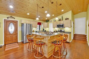 House, Multiple Beds, Hot Tub, Mountain View (1235) | Private kitchen | Coffee/tea maker - Lazy Bear Lodge #1235 (Big Bear Lake)