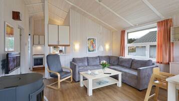 Fernseher, Kamin, DVD-Player