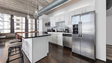 Superior Apartment, 1 King Bed, Corner (Corner Suite) | Pillow-top beds, individually decorated, individually furnished