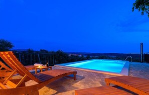 Una piscina climatizada