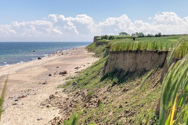 Una spiaggia nelle vicinanze, pesca