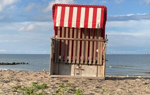 Nær stranden og fisking