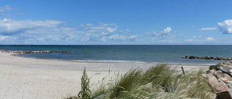 Nära stranden och fiske