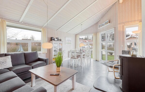 Fernseher, Kamin, DVD-Player