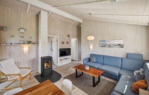 TV, fireplace, DVD player