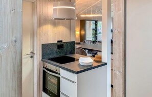 Kühlschrank, Mikrowelle, Herdplatte, Geschirrspüler