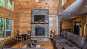 Casa, varias camas, hidromasaje | Sala de estar