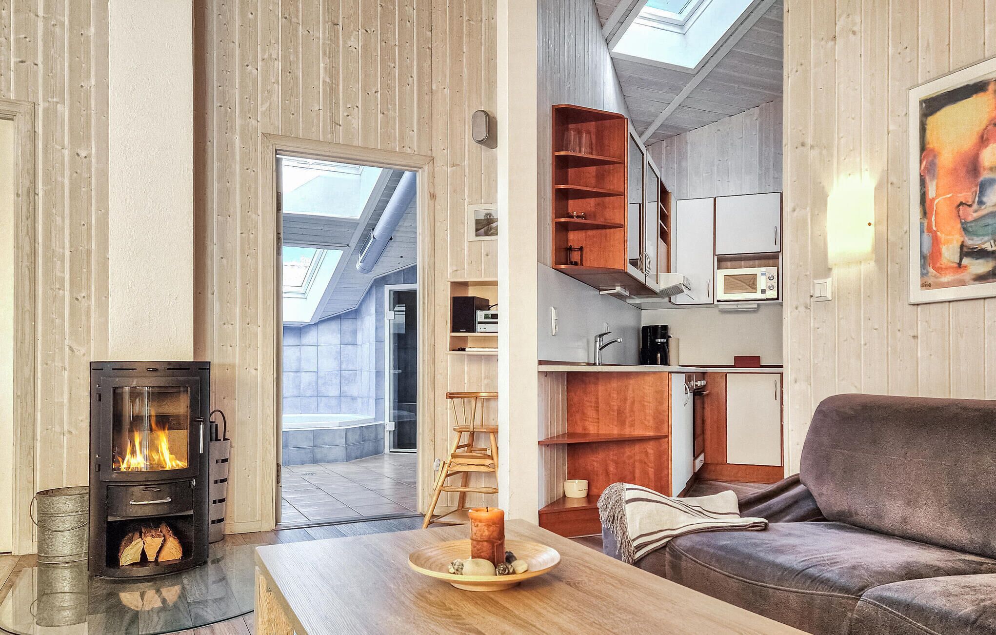 TV, fireplace, DVD player