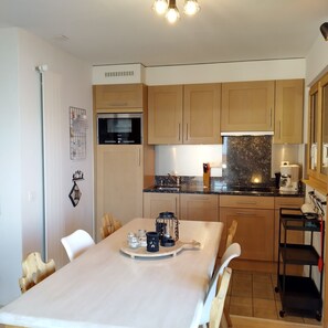Dining - Gentianes G 001 - COSY apartment 6 pers (Veysonnaz)