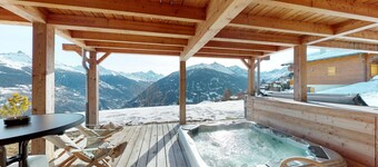 Etoiles des Neiges LUXE & JACUZZI chalet 12 pers