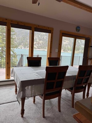 Dining - Trujillo's Lake Cabin - Amazing Unobstructed Views of Lake San Cristobal (Lake City)