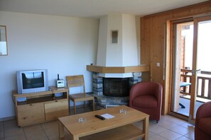 TV, fireplace, DVD player - Plein Ciel VA 030 - MOUNTAIN apartment 8 pers (Veysonnaz)