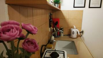 Frigorífic, microones, placa de cuina i cafetera i tetera