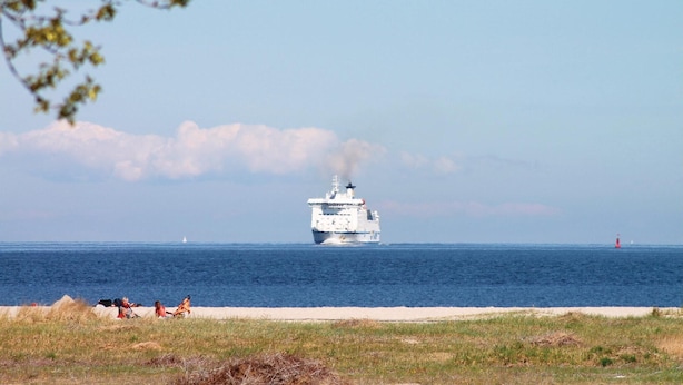 A large ship on the ocean with a clear sky. - Awesome home in Travemünde-Priwall (Travemünde-Priwall)