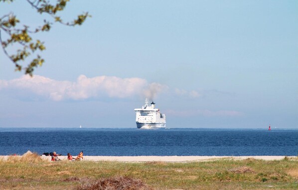 Am Strand, Wasserski