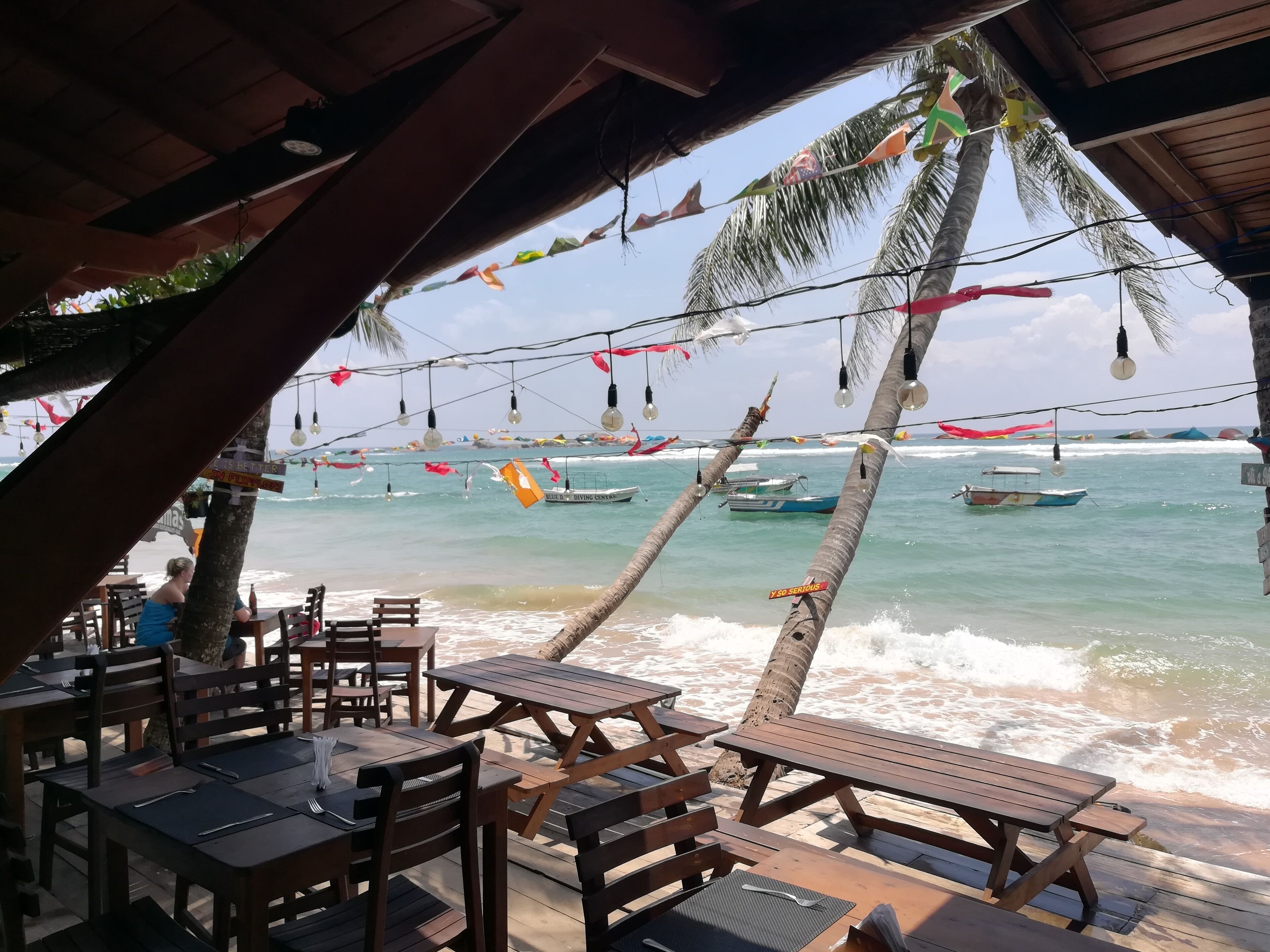 restaurant area