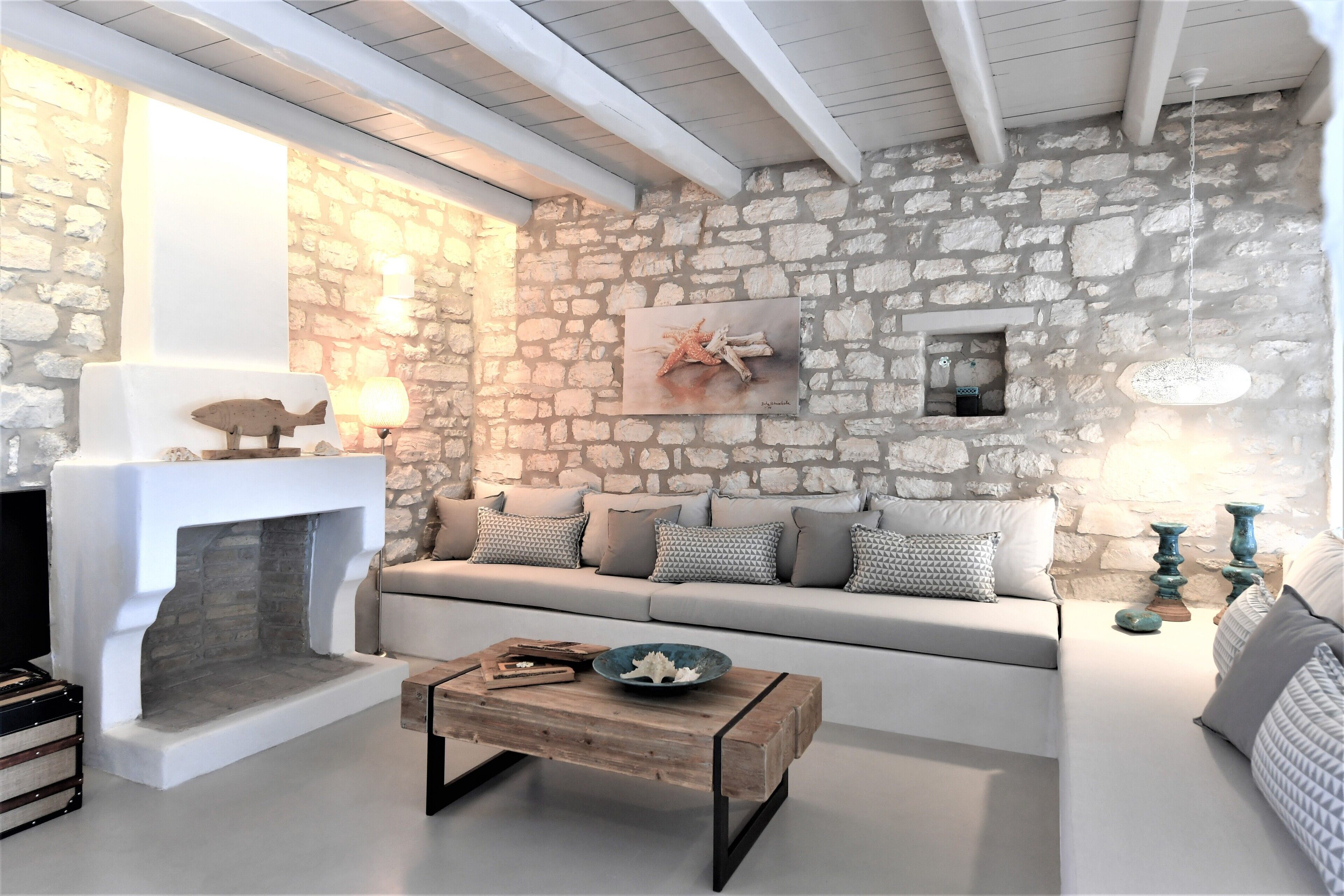 Smart TV, caminetto