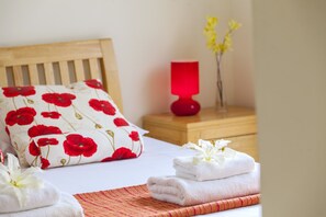 3 bedrooms, in-room safe, iron/ironing board, free WiFi