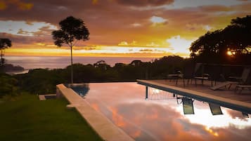 An infinity pool, a lap pool