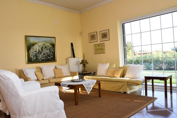 Fernseher, Kamin, DVD-Player