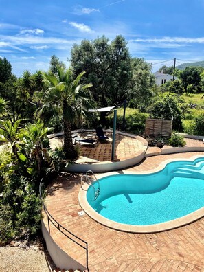 Outdoor pool - Portugal Private Villa with private pool rural quiet tranquil setting (moncaropacho)