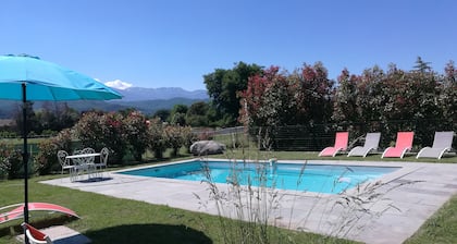 Villa de 70m² con piscina privada de 8X4 vallada totalmente equipada