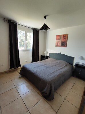 2 bedrooms, iron/ironing board, travel crib, WiFi