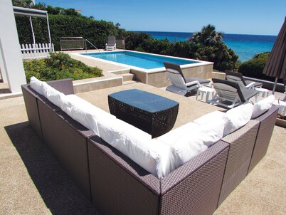 Beachfront Villa In Santo Tomas, Menorca, Balearic Islands