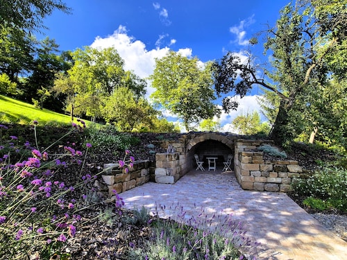 Luxury with swimming pool and sauna in beautiful nature of Bohemian paradise