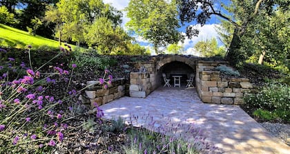 Luxury with swimming pool and sauna in beautiful nature of Bohemian paradise