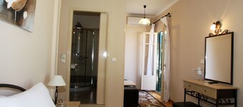 Lefcothea Guest Room 1 on harbour of Lakka Paxos