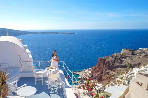 SUNSET STUDIO, freie Sicht von der Terrasse!