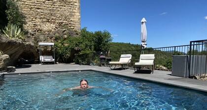 Historic 12th Century Chateau de Boussagues, Unique Self-Contained Apartment