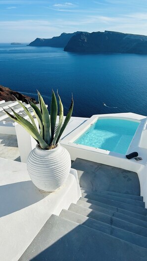 Unclassified image, 4 of 61, button - Incredible caldera views! Full sunset, private, spacious, housekeeping - Oia! (Santorini)