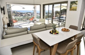TV, fireplace, DVD player - Sea View Villas - Villa Kallia (Agia Pelagia)