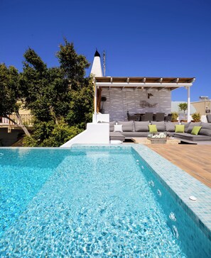 Outdoor pool, a heated pool - Secret Spot Luxury Villa | Private Pool | Jacuzzi | Fira Town (Thera)