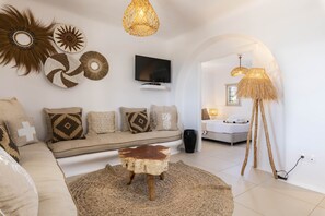 Fernseher, DVD-Player, Stereoanlage