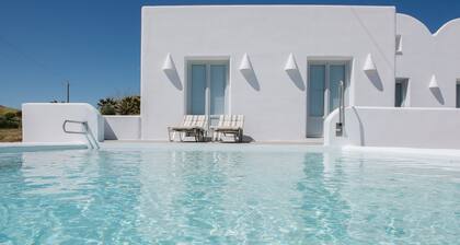 Sea & Sand luxurious sea front Villas, Santorini Greece!