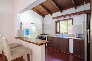 Fridge, microwave, oven, stovetop - A Few Steps From The Gorgeous Beach Of Punta Rucia! (Punta Rucia)