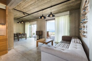 Televisio, takka, videokirjasto