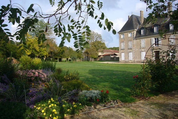 the chateau, rebuilt in the 1860's