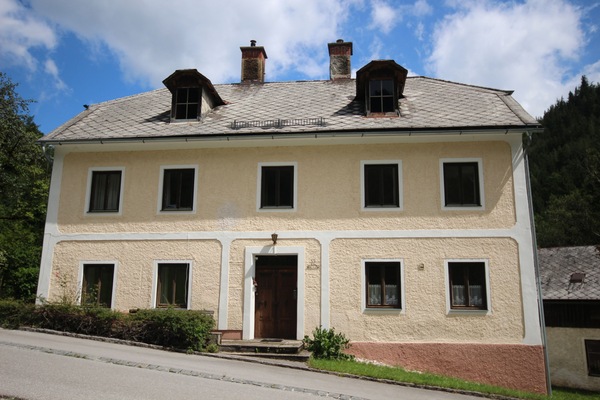 The front of the house