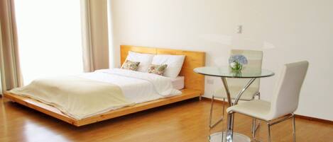 1 soverom, strykejern/-brett, wi-fi (inkludert) og sengetøy