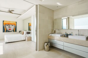 5 bedrooms, in-room safe, desk, iron/ironing board - Luxury villa with private gym, home cinema, office space, games room, garden (Koh Samui)