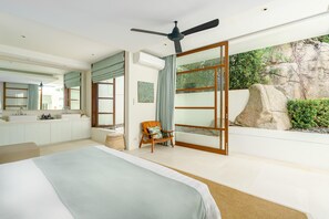 4 bedrooms, in-room safe, desk, iron/ironing board - Luxury 4 Bedroom with infinity Pool, private gym, beautiful views (Koh Samui)