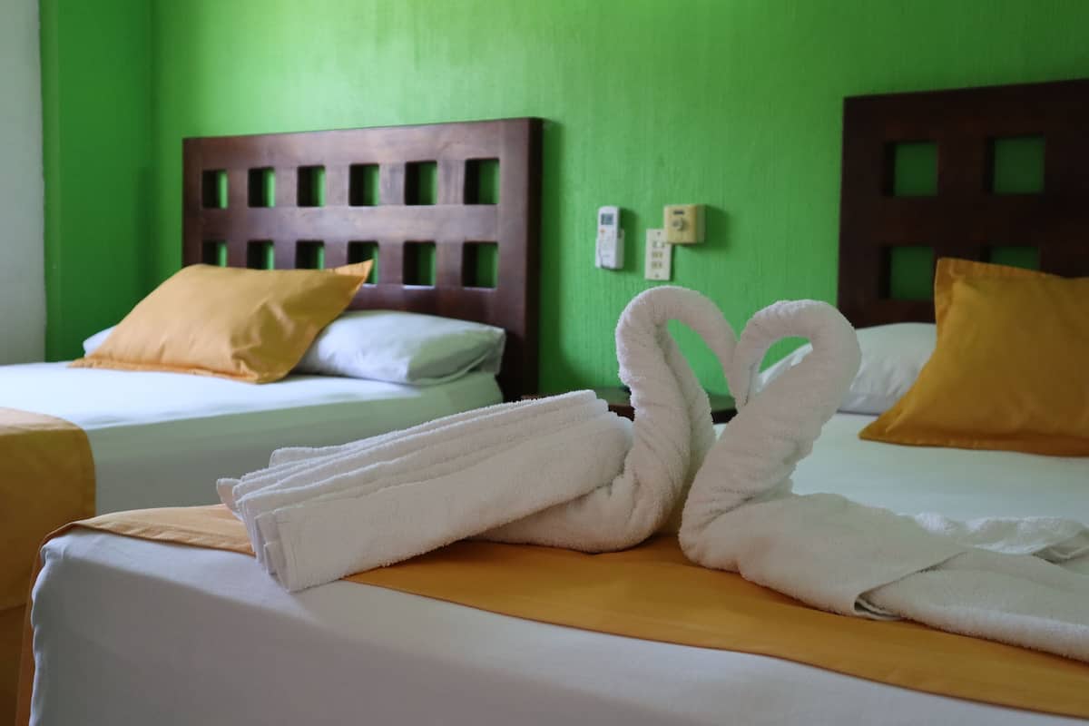 Free WiFi, bed sheets