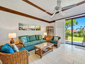 Living area - Garden Retreat w/Ground Floor Ease - Kiahuna #2115 (KOLOA)