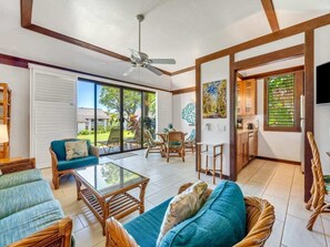 Living area - Garden Retreat w/Ground Floor Ease - Kiahuna #2115 (KOLOA)