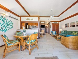 Living area - Garden Retreat w/Ground Floor Ease - Kiahuna #2115 (KOLOA)